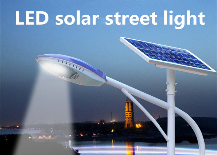 Solar Powered Street Lamp High Pressure Die Casting Aluminum