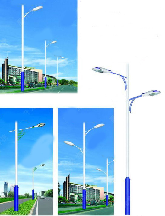 Metal Aluminum Street Post Light , High Grade Led Street Lighting