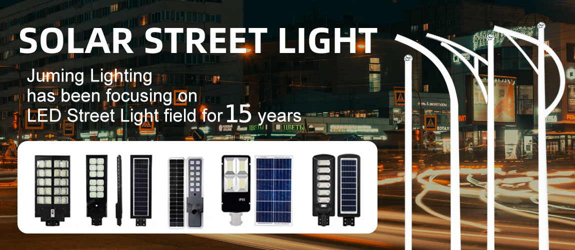 Luzes de rua postas solares do diodo emissor de luz