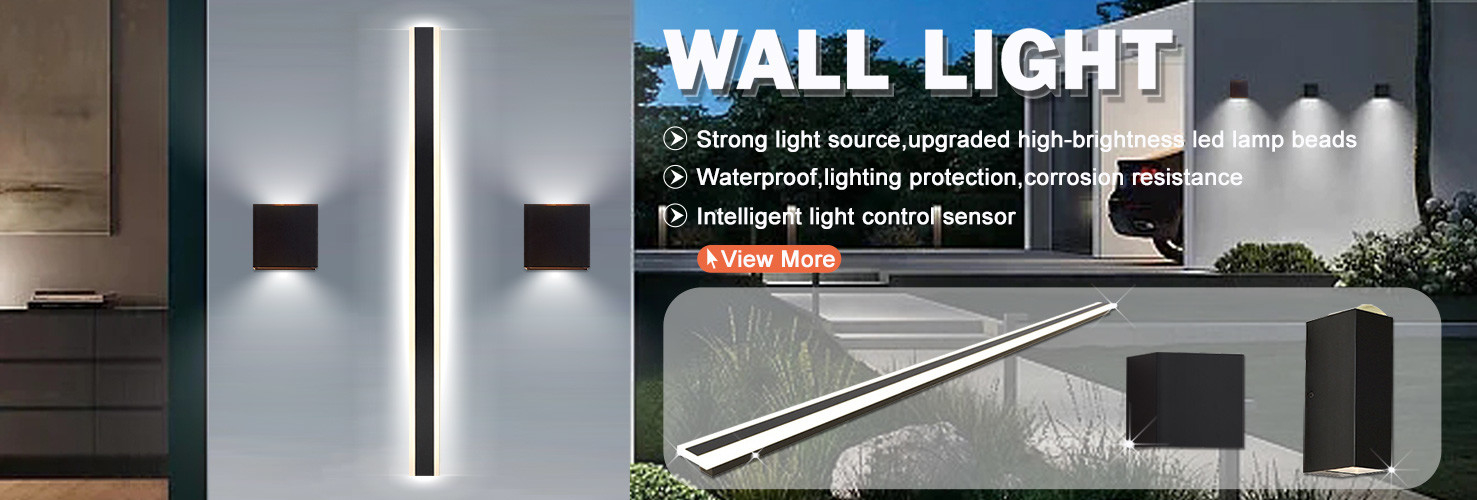 أضواء الجدار LED للماء في الهواء الطلق