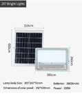 300w Led Solar Flood Light Outdoor Solar Powered Mosquito Lamp For Garage Yard Porch
