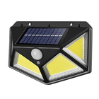 Smart Solar Fence Wall And Post Light Solar Motion Sensor Fence Lights Garden Portable