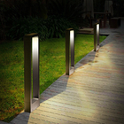 Path Motion Sensor Lawn Lights Outdoor Column Lamp Garden Minimalist Landscape