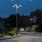 Safety Solar Led Street Light Road Light Lamp Ferris Wheel Shape 2-4 Lamp Caps
