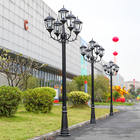 Modern LED Solar Garden Lights Repair European Courtyard Lamp 2m 4.5m Ip65