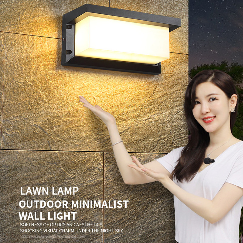 20w Outdoor Waterproof LED Wall Lights Round 17x10mm