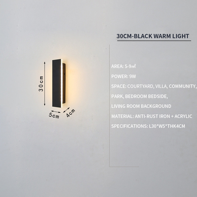 30w 38w 45w 60w 70w Outdoor Waterproof LED Wall Lights For Bedroom