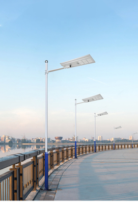 Solar Wide Aluminum Street Light 3 Heads 150W 900x320x50mm