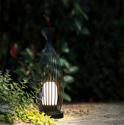 18W Landscape Outdoor Led Lawn Lights Fixtures Luxury Bird Cage Shaped 6000K 300x750mm