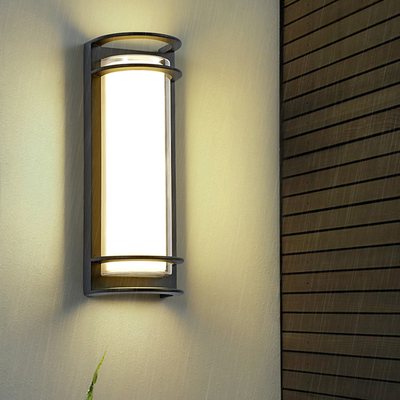 Omni Directional Outdoor Waterproof LED Wall Lights Lamp Waterproof 15.8x12x42.5cm